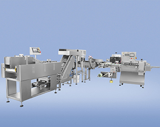 Bulk baby noodle cutting packaging machine